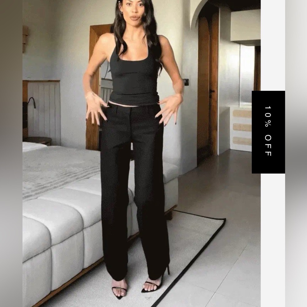 All Things Golden Low Rise Linen Women's Pants